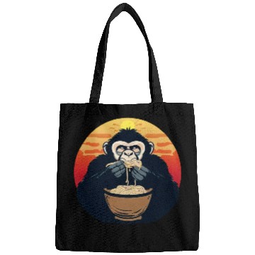 Discover gorilla noodles sunset Bags