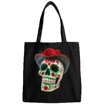 Discover Realistic Floral DOTD Skull Bags