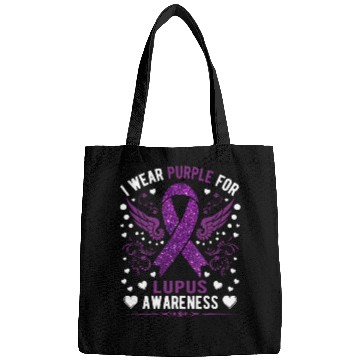 Discover I Wear Purple For Lupus Awareness Month Men Women Bags