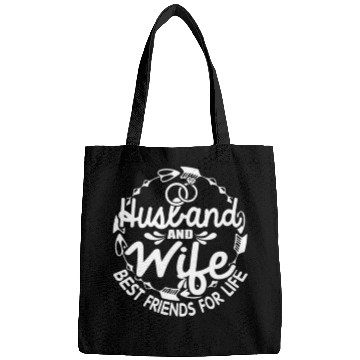 Discover Husband Wife Best Friends For Life Bags