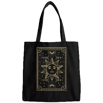 Discover Gothic symbol sun Astrology tarot card Bags