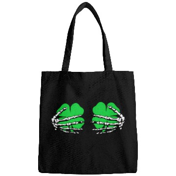 Discover St Patricks Day Boob Pumpkin Shamrock Skeleton Han Bags