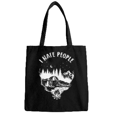 Discover I Hate People Avid Outdoorsman Camping Fanatic Bags