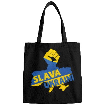 Discover Slava Ukraini Ukraine Support Ukraine Flag Pride Bags