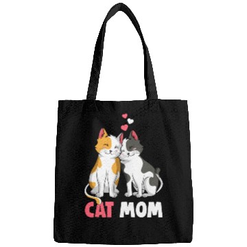 Discover Cat Mom Cat Lover Kitty Owner Bags
