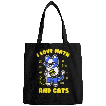Discover I Love Math And Cats Pi Day Teacher Cat Bags