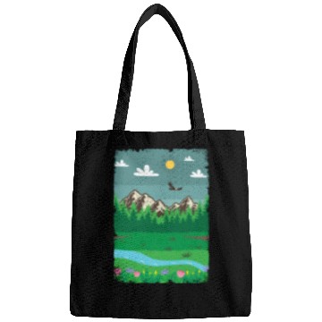 Discover Peaceful Nature Scenery Bags