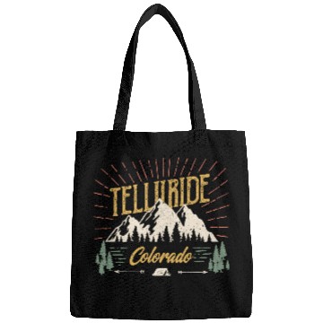 Discover Telluride Colorado Mountain 80S Style Bags