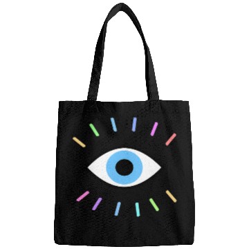 Discover Evil Eye With Rainbow Lashes Bags