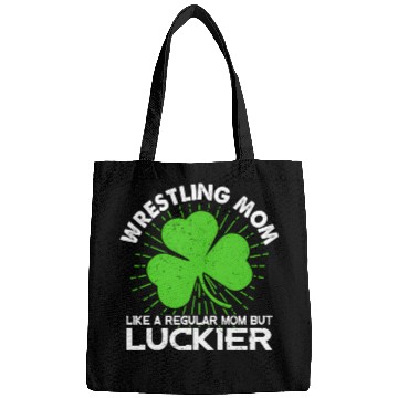 Discover Wrestling Mom St Patrick'S Day Lucky Irish Mama Bags