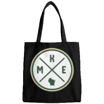 Discover Milwaukee Circle Patch Green Bags