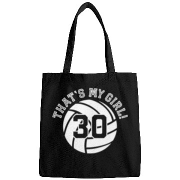 Discover 30 Volleyball Player That'S My Cheer Mom Dad Team Bags