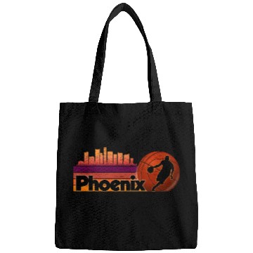 Discover Phoenix Az Cityscape Basketball Fans Bags