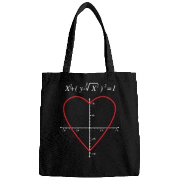 Discover Love Math Heart X Axis Y Axis Graph Equation Bags