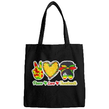Discover Peace Love Junenth Black Pride Freedom Independenc Bags