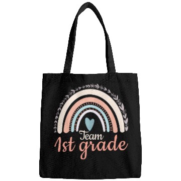 Discover Team 1st Grade Teacher Rainbow Lover Back To Schoo Bags