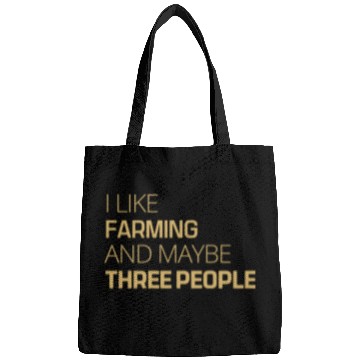 Discover awesome i like farming Bags