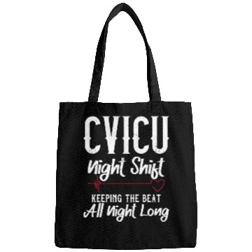 Discover Cvicu Night Shift Nurse Keeping The Beat Bags