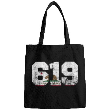 Discover Area Code 619 San Diego California Bags