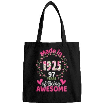 Discover 97 97Th Born In 1925 Floral Bags