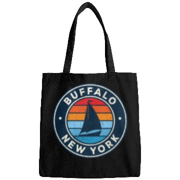 Discover Buffalo New York Ny Sailboat 70S Bags