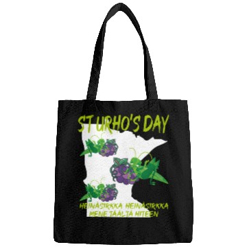 Discover St Urhos Day Grasshopper Grapes Vineyard Minnesota Bags