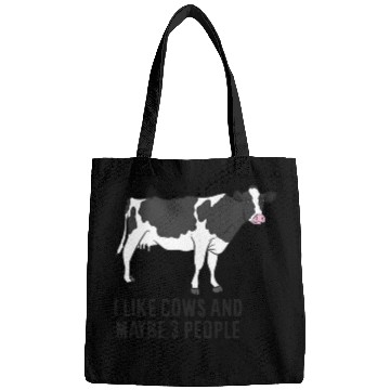 Discover Cow Farmer I Like Cows And Maybe 3 People Cattle C Bags