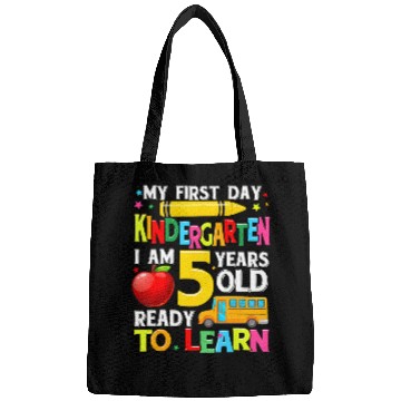 Discover My First Day Of Kindergarten Funny Back To School Bags