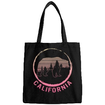 Discover California State Bear Camping Nature Hiking Trip Bags