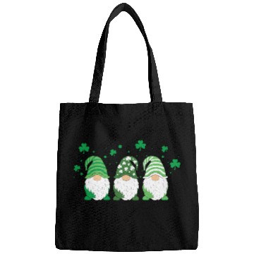 Discover Gnomes Holding Shamrock Leopard Plaid St Patrick'S Bags