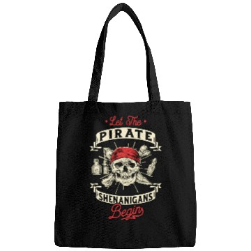 Discover Let The Pirate Shenanigans Begin Crossbones Freebo Bags