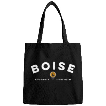Discover Boise Idaho Id Map Bags