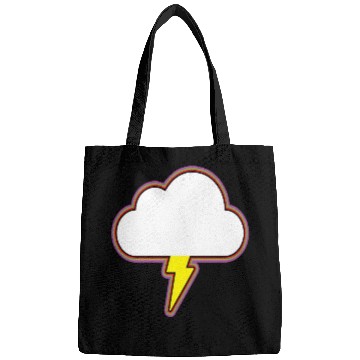 Discover Thunder Cloud Lightning Raining Storm Bags