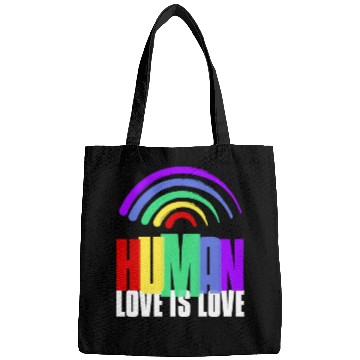 Discover Human Bags LGBTQ Pride Rainbow Flag Gay Lesbian