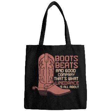 Discover Line Dance Boots Beats Good Company Country Music Bags