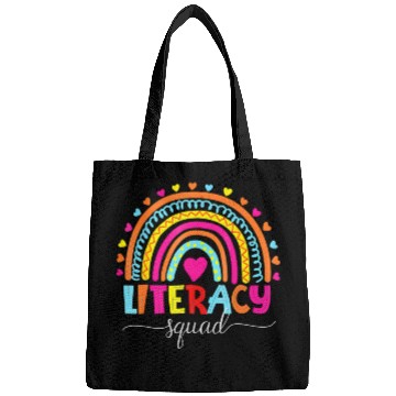 Discover Literacy Squad Reading Teacher Rainbow Back To Sch Bags