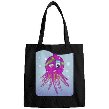 Discover Cute pink octopus Bags