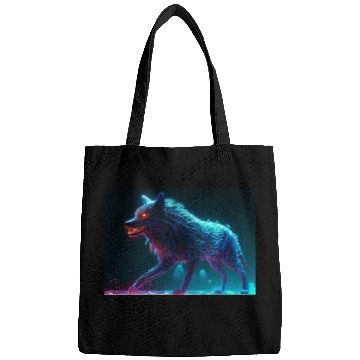 Discover Neon Fur Wolf Bags