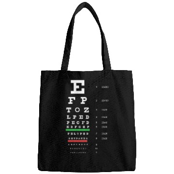 Discover Snellen Eye Chart Test Bags