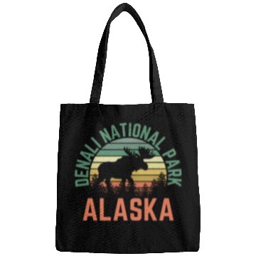 Discover Denali National Park Alaska Moose Hiking Nature Bags