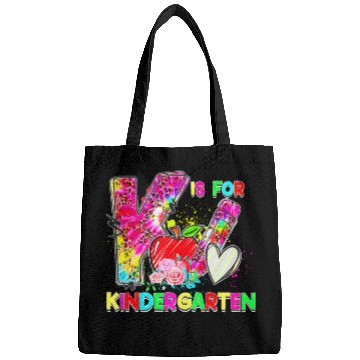 Discover Tie Dye Leopard K Is For Kindergarten Teacher Back Bags