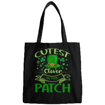 Discover Cutest Clover In The Patch St PatricDay Bags