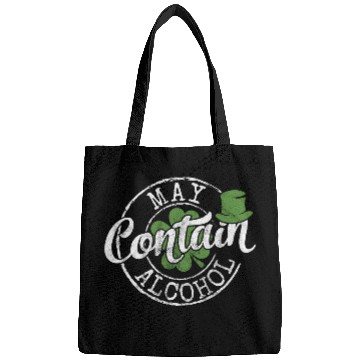 Discover May Contain Alcohol Saint Paddy'S St Patrick'S Day Bags