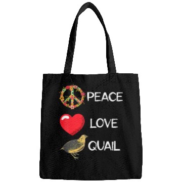 Discover Quail Birds Lover Love Peace Quail Japanese Quail Bags