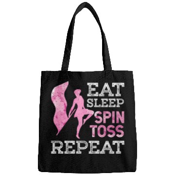 Discover Eat Sleep Spin Toss Repeat Color Guard Winter Marc Bags