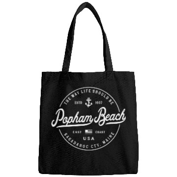 Discover Nautical Anchor Popham Beach Maine Travel Vacation Bags