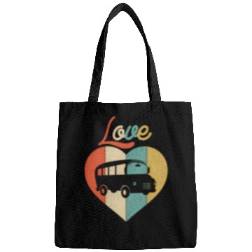 Discover Love School Bus Bags
