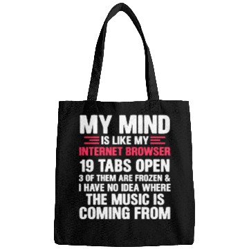 Discover My Mind Is Like My Internet Browser Geek Bags