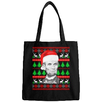 Discover Abraham Lincoln Santa Ugly Bags