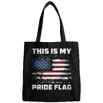 Discover This Is My Pride Flag USA American 4th Of July Bags